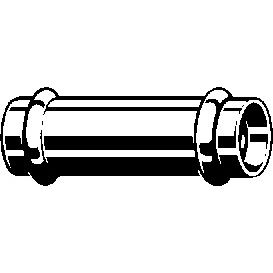 Viega - Schiebemuffe TEMPONOX 1715.5 22mm Stahl nichtrostend