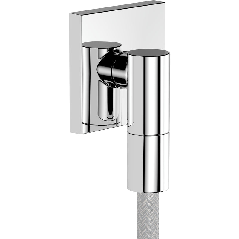 Hansgrohe - Wandanschluss FixFit Fine E mit Rückflussverhinderer chrom