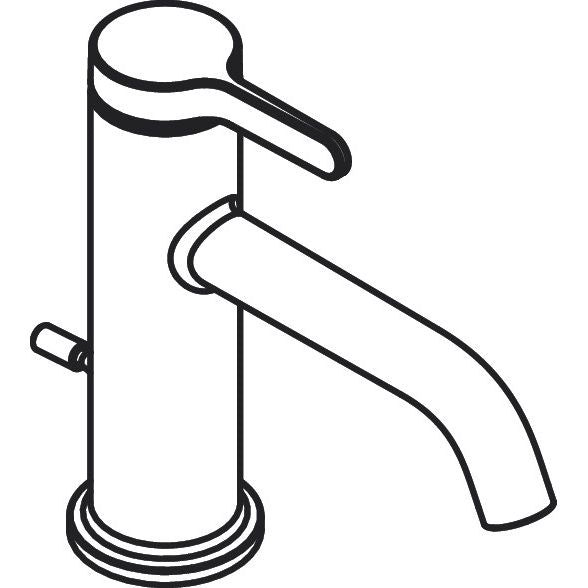 Hansgrohe - Waschtischmischer 70 AXOR One mit Hebelgriff u.Zugstangen-Ablaufg.chr