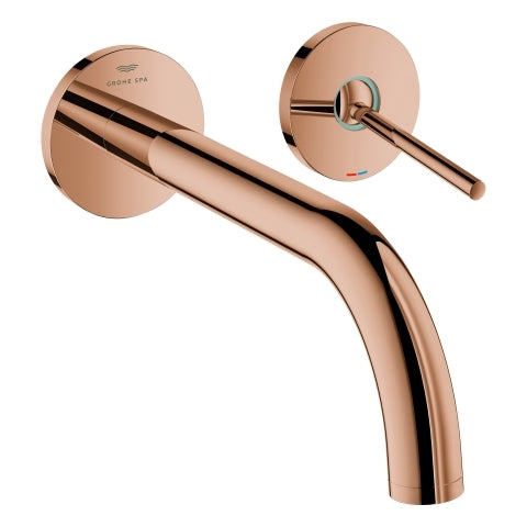 Grohe - 2-L-WT-Wandbatterie Atrio 29406 FMS Ausladung 221mm warm sunset