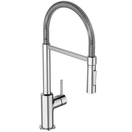 Ideal Standard - Küchenarmatur CERALOOK, Semi-Profi, Ausl. m.Federarm u.HB, Ausld.215mm,Chrom