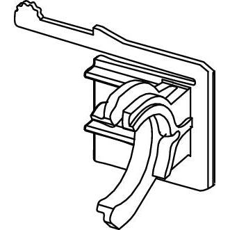 TECE SE - Füllventilhalter F 10 für Octa-Spülkasten, 8 cm