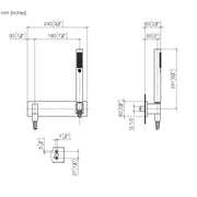Dornbracht - Schlauchbrausegarn. SYMETRICS 27818980 messing gebürstet