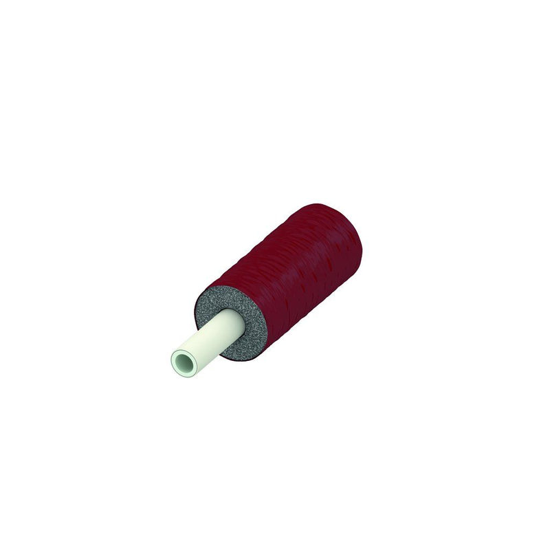 TECE SE - TECEflex Verbundrohr PE-Xc/Al/PE-RT, rot vorgedämmt, Dim 20 RS 13 mm