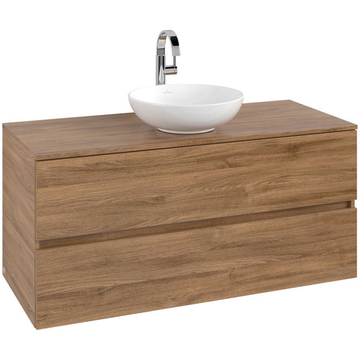 VILLEROY & BOCH - Konsolen-Unterschrank 1200mm f AWT 2 Ausz 1 Aussch mLB C518H1 RH Oak Kansas