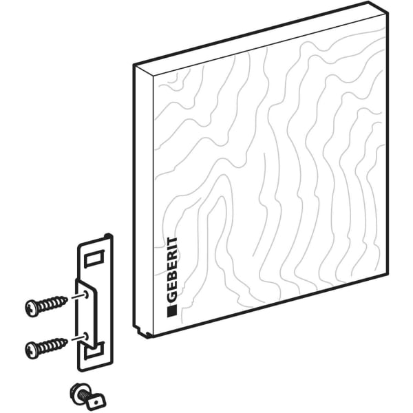 Geberit Vertriebs - GIS Montageplatte universell 25x25cm