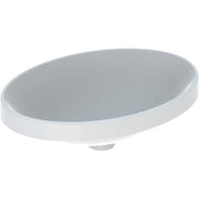 Geberit Vertriebs - Einbau-WT VARIFORM, oval, 550x400mm ohne Hahnloch, ohne Überlauf, weiß