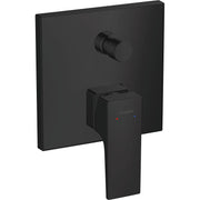 Hansgrohe - Wannenmischer Unterputz METROPOL F-Set mattschwarz mit Sicherungskombin