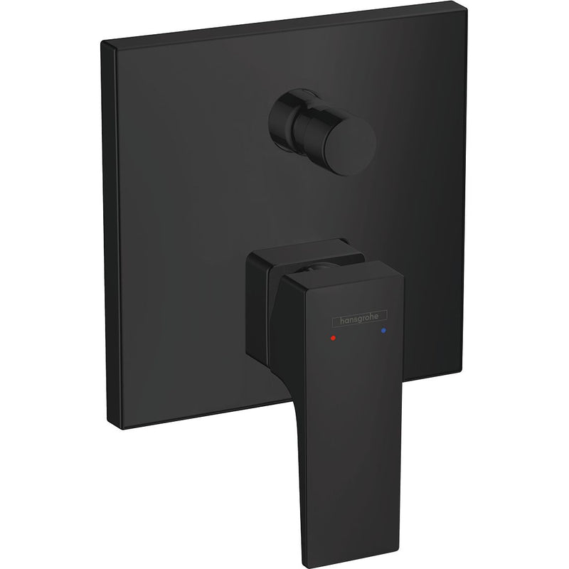Hansgrohe - Wannenmischer Unterputz METROPOL F-Set mattschwarz mit Sicherungskombin