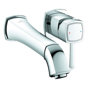 Grohe - 2-Loch-WT-Batterie Grandera 29417 Wandmontage Fertigmontageset chrom