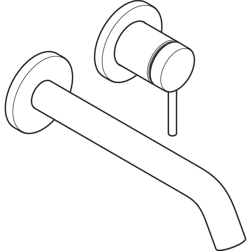 Hansgrohe - TECTURIS S 2-Loch WTM UP F-Set 225 mm Auslauf brushed bronze