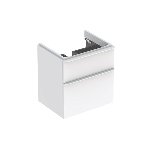 Geberit Vertriebs - Smyle Square US für WT, m. 2 Schubl. 58,4x61,7x47cm, weiß