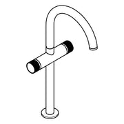 Grohe - WT-Einlochbatt. Atrio Private C. 21142 XL-Size Knopfbetät. warm sunset