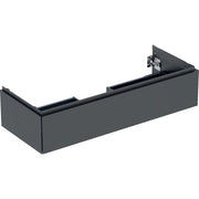 Geberit Vertriebs - ONE Unterschrank für WT/-Platte 1 Schubl., 118,4x26,6x47cm, schwarz matt