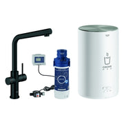 Grohe - Armatur und Boiler GROHE Red Duo 30327_1 M-Size L-Auslauf velvet black