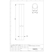 Adolf Schmidt - Basic Bördelrohr Messing vc 32x250mm