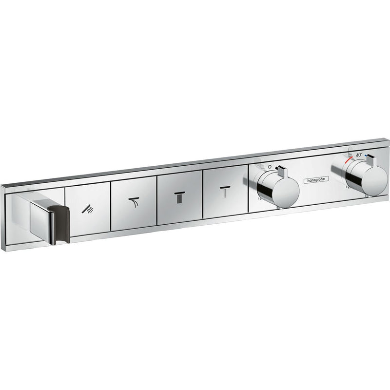 Hansgrohe - Thermostat Unterputz RAINSELECT Fertigset 4 Verbraucher chrom