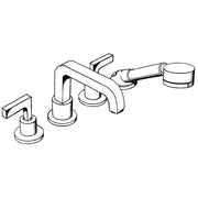 Hansgrohe - 4-Loch Wannenarmatur AXOR CITTERIO 39454000 Fertigset chrom, m.Hebelgriff