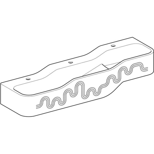 Geberit Vertriebs - Bambini Spiel/Waschlandschaft B:140cm 3 Waschpl., tieferes B li, 3 Hl., rot