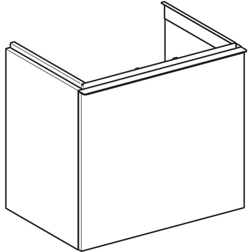 Geberit Vertriebs - Acanto US für WT B:60cm, 1 Schubl. 1 i.Schubl., v.Ausl., lava matt/Gl. lava