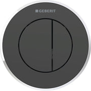 Geberit Vertriebs - Fernbetätigung Typ 10 pneumatisch für 2-Mengen-Sp. UP-Drücker schwarz/glanzchr