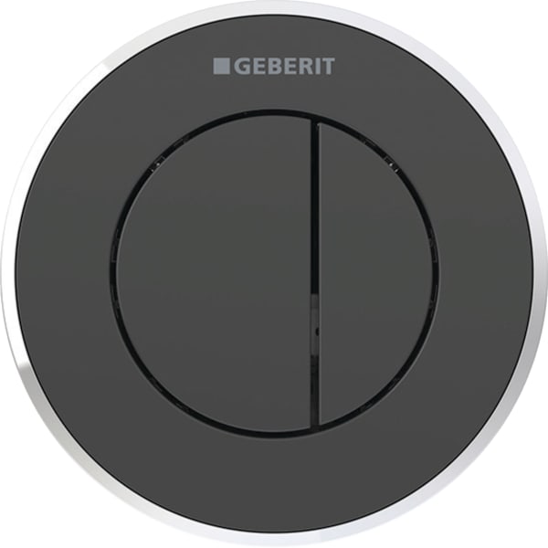 Geberit Vertriebs - Fernbetätigung Typ 10 pneumatisch für 2-Mengen-Sp. UP-Drücker schwarz/glanzchr