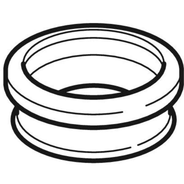 Geberit Vertriebs - PE Wand-WC Anschlusssteckmuffe 110/90 mit Lippendichtung d110/90 367.941.16.1