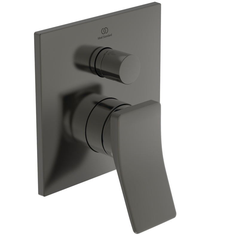 Ideal Standard - Attrappe Badearmatur UP CONCA, Bausatz2, Magnetic grey