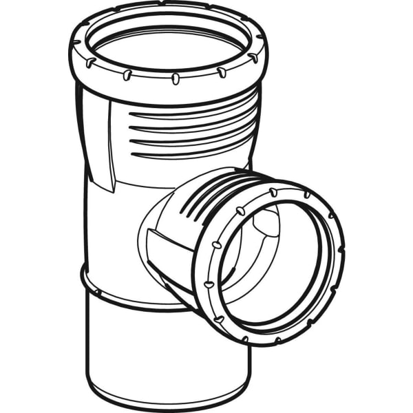 Geberit Vertriebs - Silent-Pro Abzweig 87,5Gr d50/50