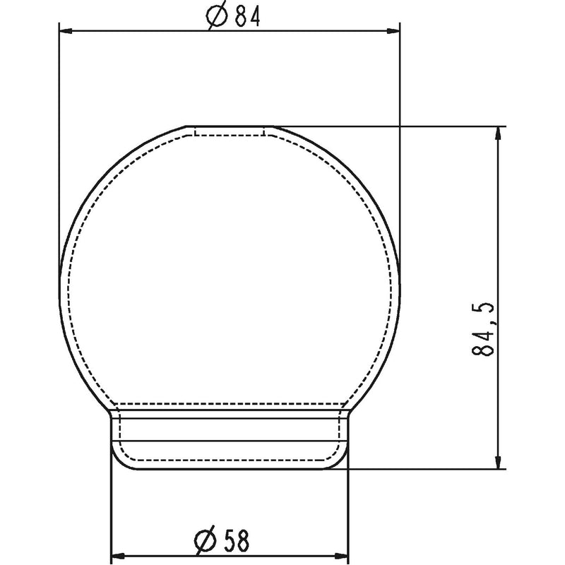 Ideal Standard - Ersatzglas JADO 013.303.000.999 lose, zu Lotionspender, Opal