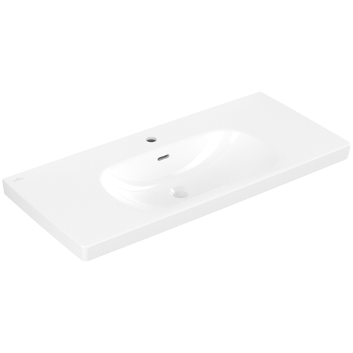 VILLEROY & BOCH - Schrankwaschtisch Skyla 5A51A5 1000x 460mm Rechteck 1HL. m. ÜL. Weiß Alpin