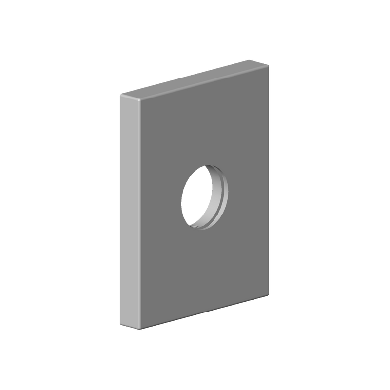 Dornbracht - Rosette für Kopfbrause Ersatzteile 092767010 78 x 60 x 9 mm chrom