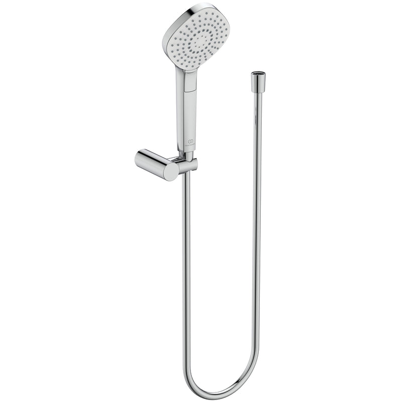 Ideal Standard - Handbrause-Set IDEALRAIN EVO, 3-Funktionshb. Diamond d:115mm, Chrom