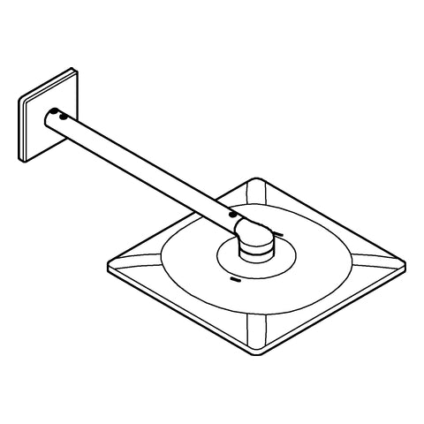 Grohe - Kopfbrauseset RAINSHOWER 310 Smart Active Cube 26479 BA supersteel