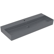 VILLEROY & BOCH - WT Memento 2.0 1200x470mm re-eckig 1HL. o. ÜL. geschliffen Graphite cplus
