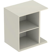 Geberit Vertriebs - iCon Seitenelement mit Staubox wandh. 37x40x27,3cm, sandgrau