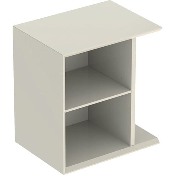 Geberit Vertriebs - iCon Seitenelement mit Staubox wandh. 37x40x27,3cm, sandgrau