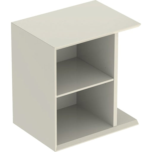 Geberit Vertriebs - iCon Seitenelement mit Staubox wandh. 37x40x27,3cm, sandgrau