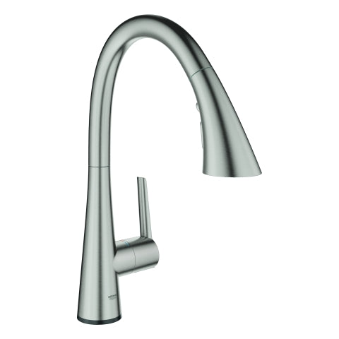 Grohe - Elektr.-EH-SPT-Batterie ZEDRATouch 30219 azb. 3-Strahl-Spülbr. supersteel