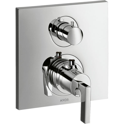 Hansgrohe - Fertigset UP Thermostat AXOR CITTERIO 39700 chrom m.Hebelgriff m.Absperrvt
