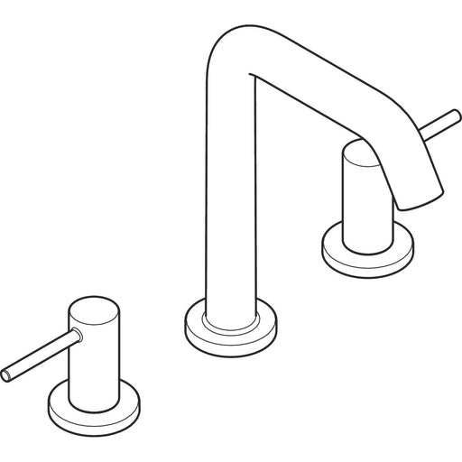 Hansgrohe - TECTURIS S 3-Loch WTA 150 mit Push-Open Ablaufg. mattschwarz