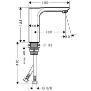 Hansgrohe - Waschtischmischer AXOR Urquiola ohne Ablaufgarnitur chrom