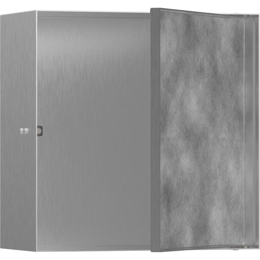 Hansgrohe - XtraStoris Rock Wandnische mit befliesb.Tür 300 x 300 x 140 mm BST