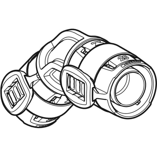 Geberit Vertriebs - FlowFit Bogen 45Gr, PPSU, d40