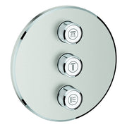 Grohe - 3-fach UP-Ventil GROHTHERM Smart Control 29122 FMS rund supersteel