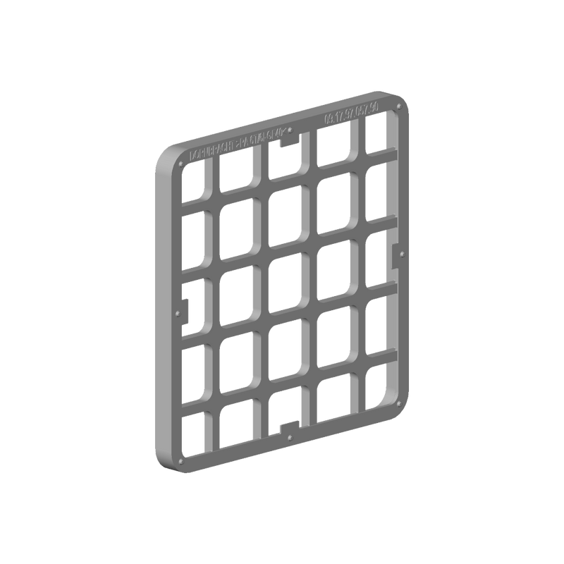 Dornbracht - Halter Strahlmatte Ersatzteile 091797057 65,5 x 65,5 x 5,5 mm