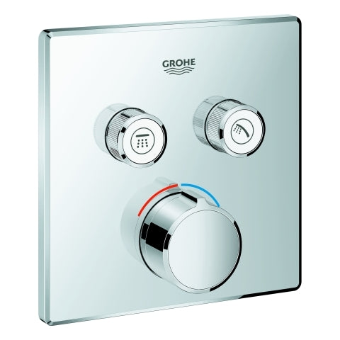 Grohe - Unterputzmischer SmartControl 29148 eckig FMS 2 Absperrventile chrom