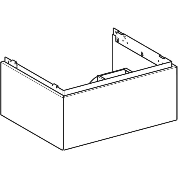 Geberit Vertriebs - ONE Unterschrank für WT/-Platte 1 Schubl., 36x180x29,1cm, lava matt