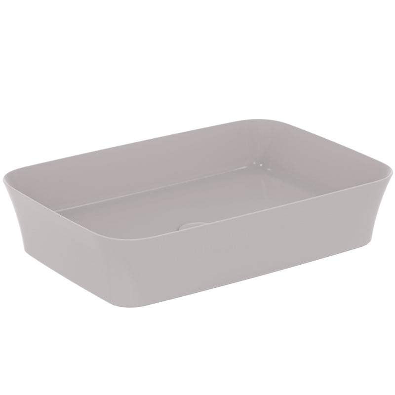 Ideal Standard - Schale IPALYSS, o.Hl., o.Ül., 550x380x120mm, Betongrau