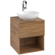 VILLEROY & BOCH - Konsolen-Unterschrank 500mm f AWT38 1 Ausz 1 Aussch mLB C520H1 RH Oak Kansas